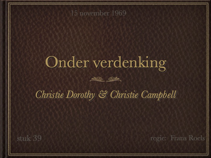 1969 Onder Verdenking af